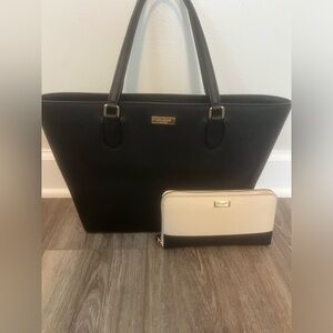 Kate spade purse and wallet combo
